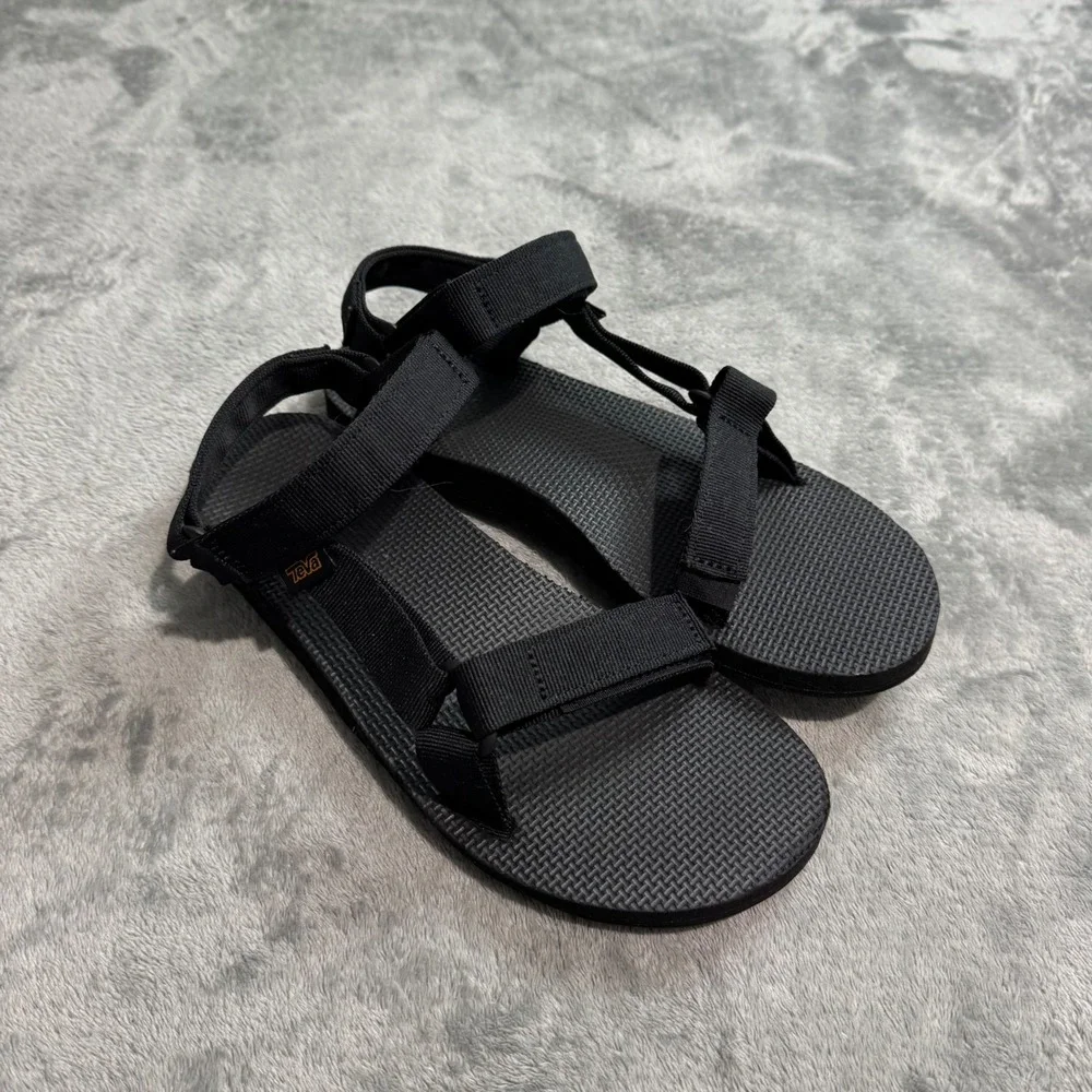 Teva Original Universal Mens Black Sport Sandals 1003987 Size 9
